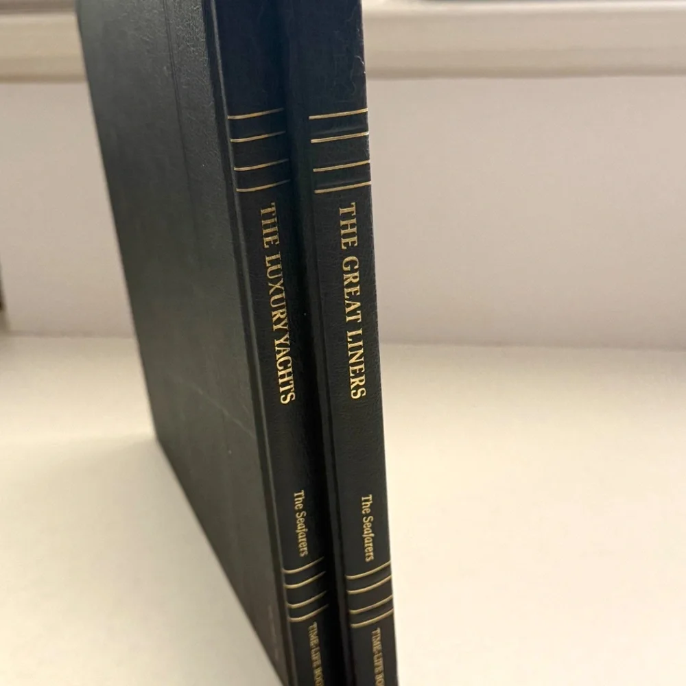The Seafarers Time Life Books, Luxury Yachts, The Great Liners, Vintage Hardcove